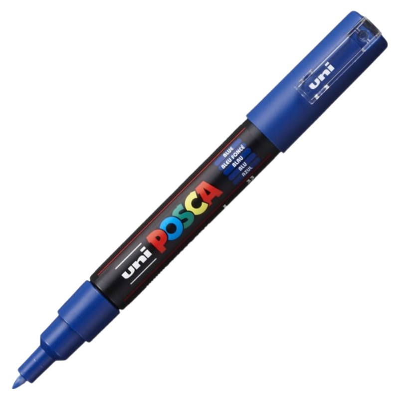 Marker Posca UNI PC-1M 0.7mm Albastru
