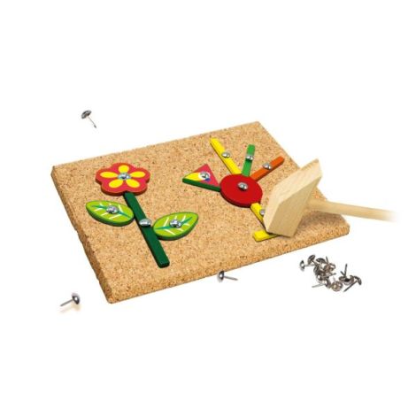 Hammer Tic Ses Creative - Set Constructie Lemn - imagine 3