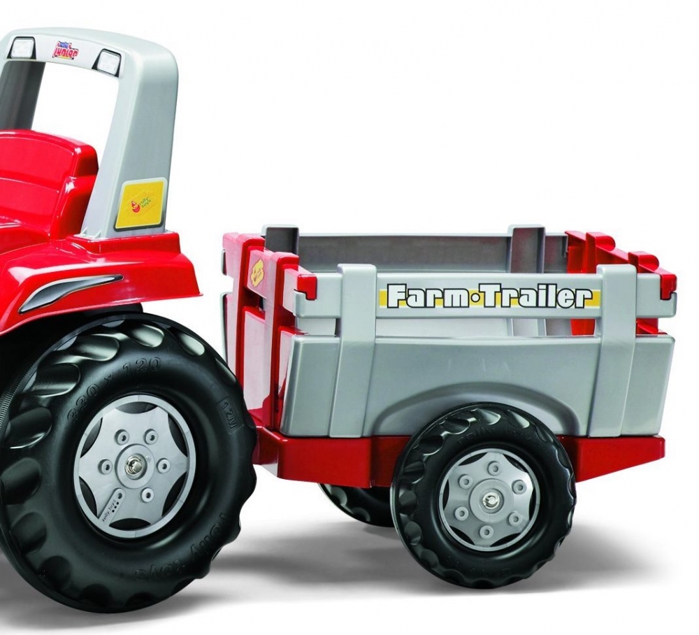 Tractor Rolly Toys Junior cu Remorcă și Cupă - imagine 4
