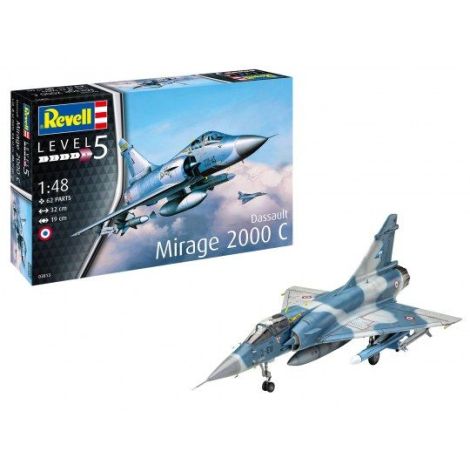 Macheta Revell Mirage 2000C 1:48, Nivel 5 - imagine 2