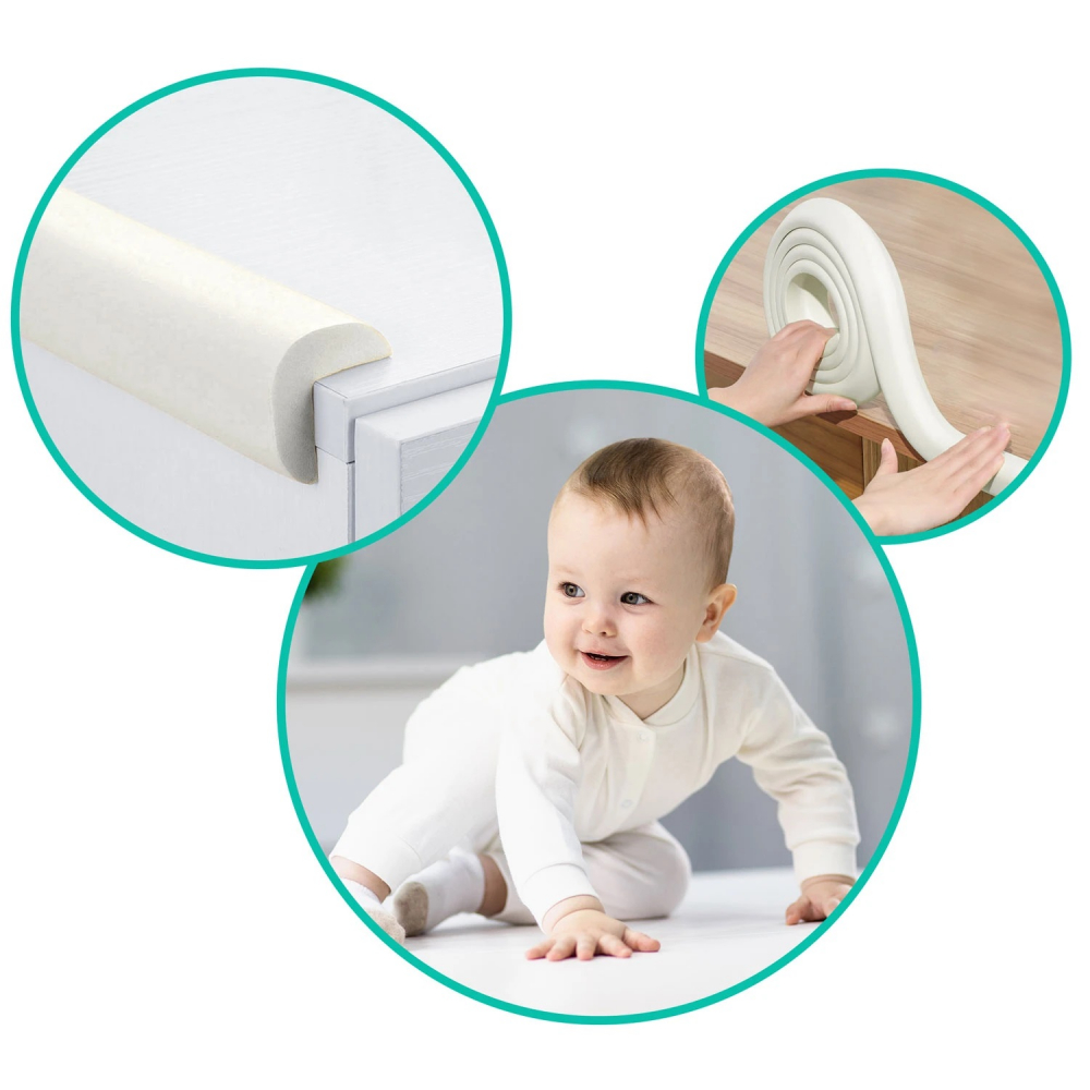 Rola Protectie Muchii Ricokids 2m, Alb - imagine 8