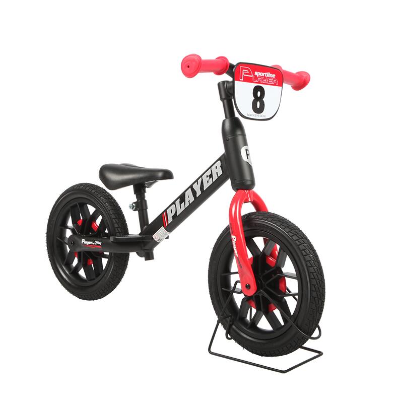 Bicicleta Fără Pedale Qplay Roșu, 3-6 Ani - imagine 9