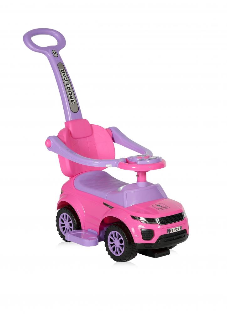 Masinuta Lorelli Pink cu maner parental - imagine 2