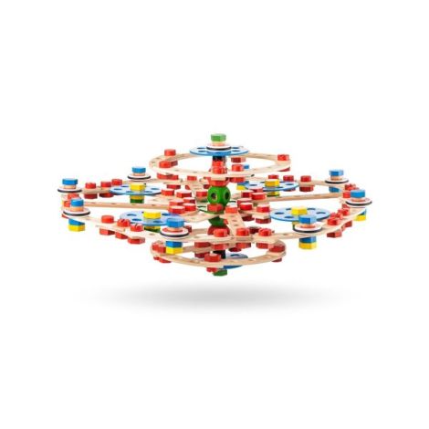 Woodyland Set Constructie Inginer 340 Piese - imagine 4