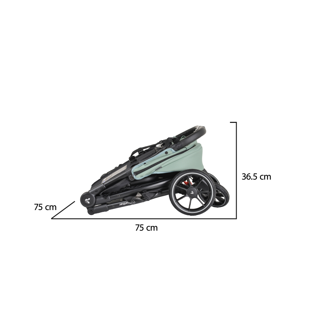 Cangaroo 2Gether - Carucior gemeni premium de la nastere - imagine 9