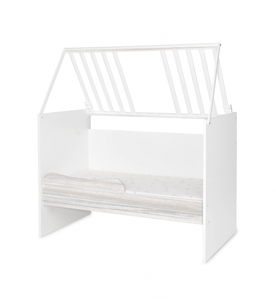 Patut Modular Lorelli Multi White, 5 Configuratii, 190x72 cm - imagine 4