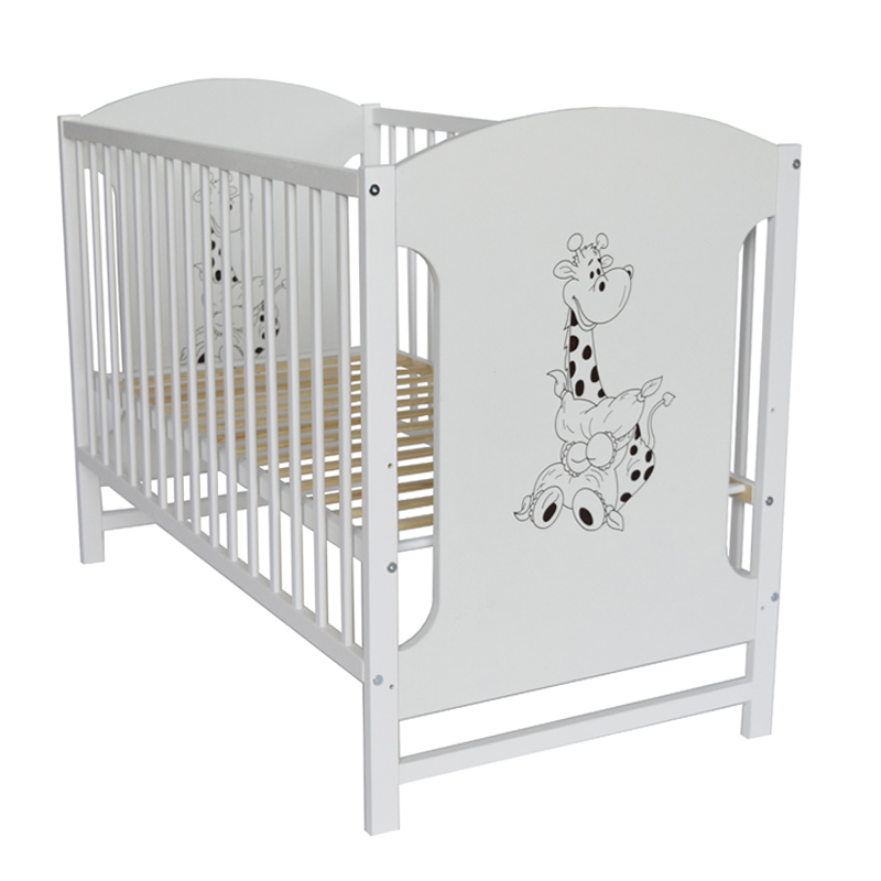 Patut lemn Paula E-kids + saltea cocos 10cm - imagine 2