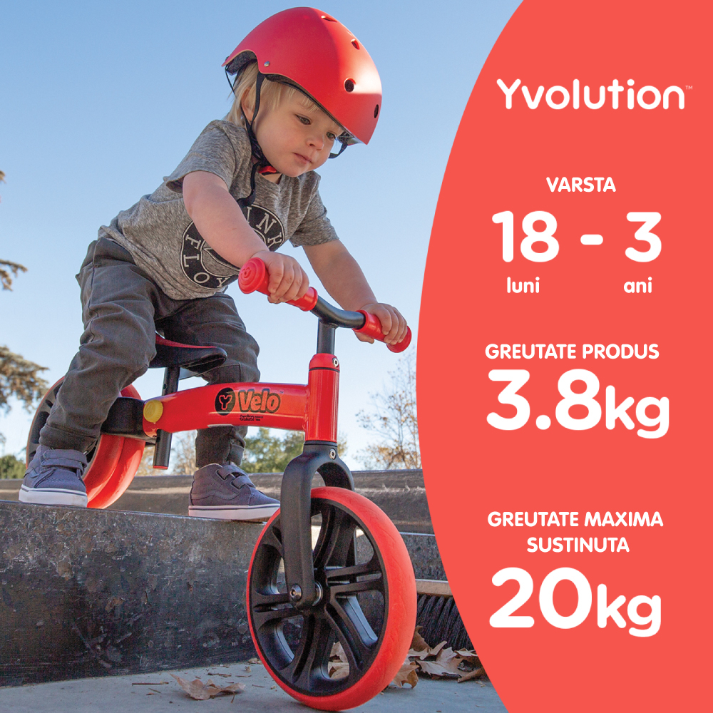 Bicicleta Yvolution Y Velo Junior Red 9" - imagine 5