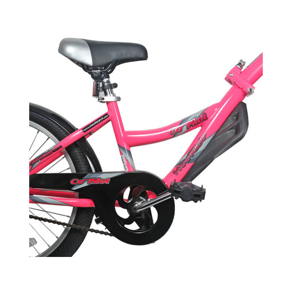 Bicicleta WeeRide Co-Pilot Roz pentru Copii 4-9 Ani - imagine 2