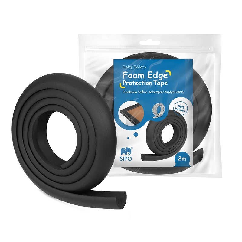 Rola Protectie Sipo Baby Safety, 2m, Negru - imagine 4