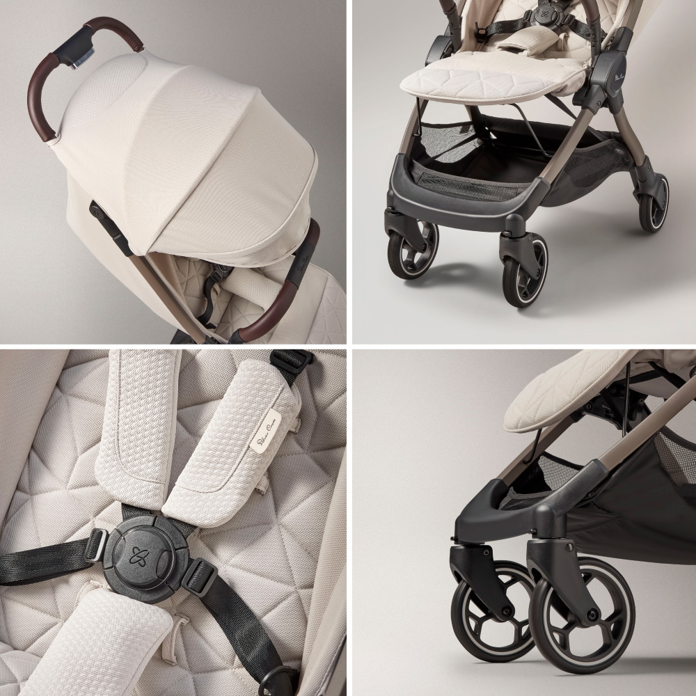 Silver Cross Clic Almond - Carucior Urban Compact - imagine 4