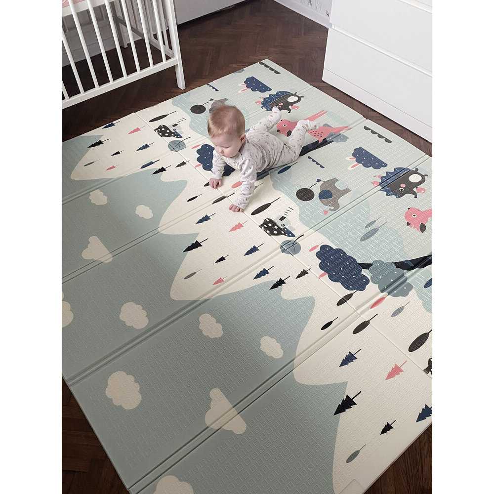 Covoras de joaca Flumi 180x200 cm Pliabil 2 fete - imagine 3