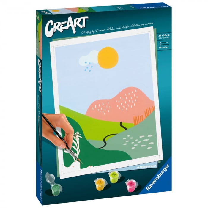 Munti Pictura pe numere Ravensburger | Arta la tine acasă
