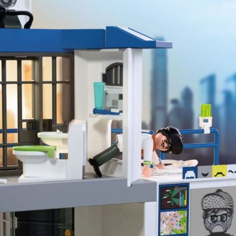 Playmobil Statie de Politie - Joc de Rol Creativ - imagine 6