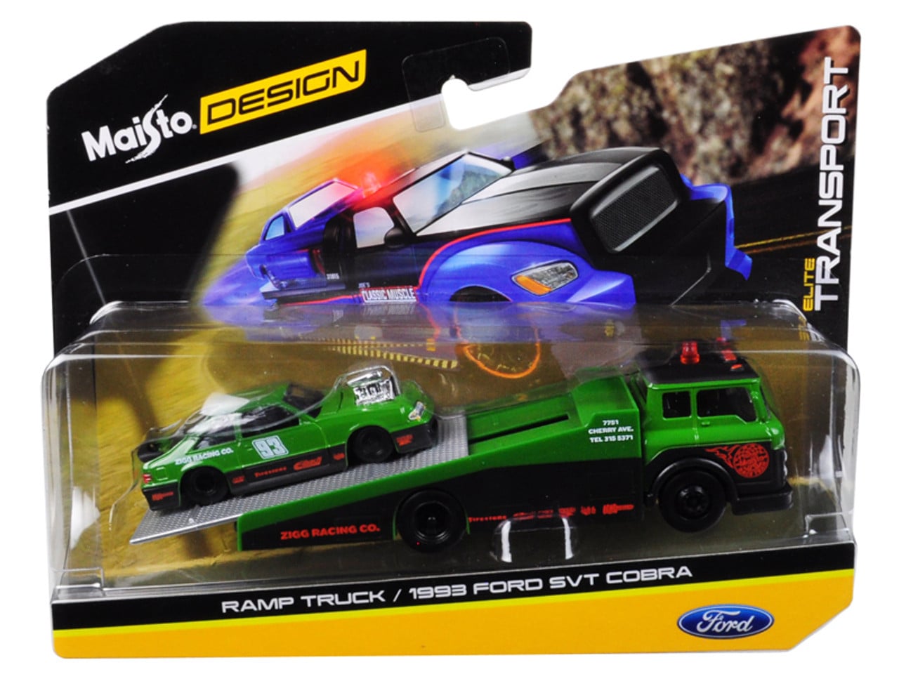 Maisto 1993 Ford SVT Cobra 1:64 cu Remorcă