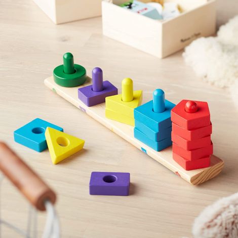 Jucarie educativa Melissa & Doug Sortare Forme - imagine 6