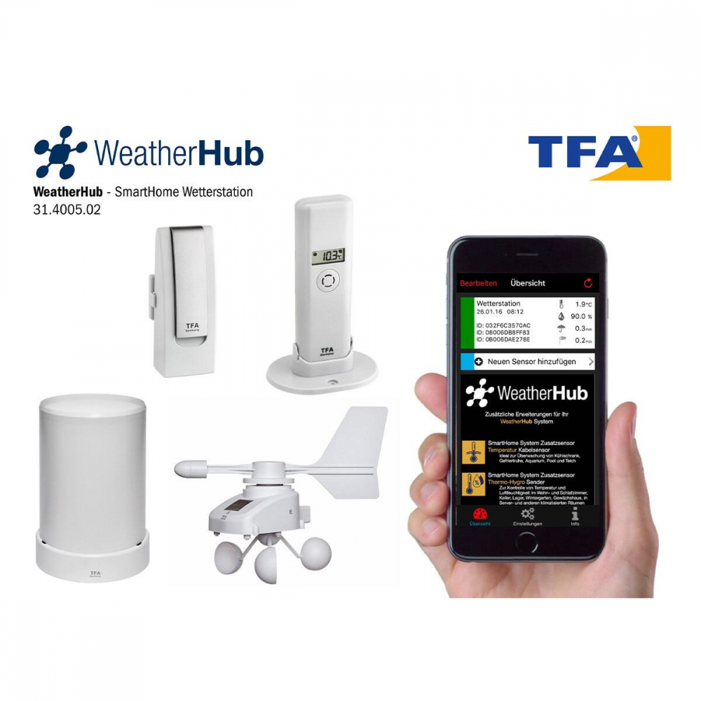 Sistem Meteo SmartHome TFA WeatherHub