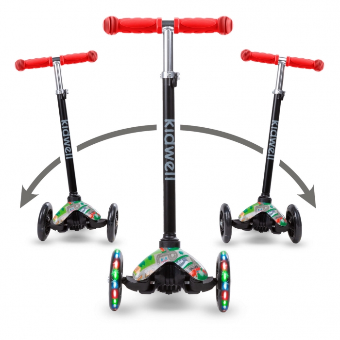 Trotineta Kidwell uno City, Ghidon Reglabil, LED - imagine 2
