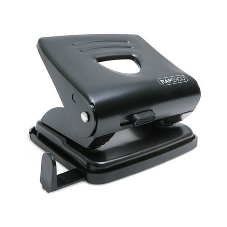 Perforator Rapesco 825, Metalic, 25 Coli, Negru