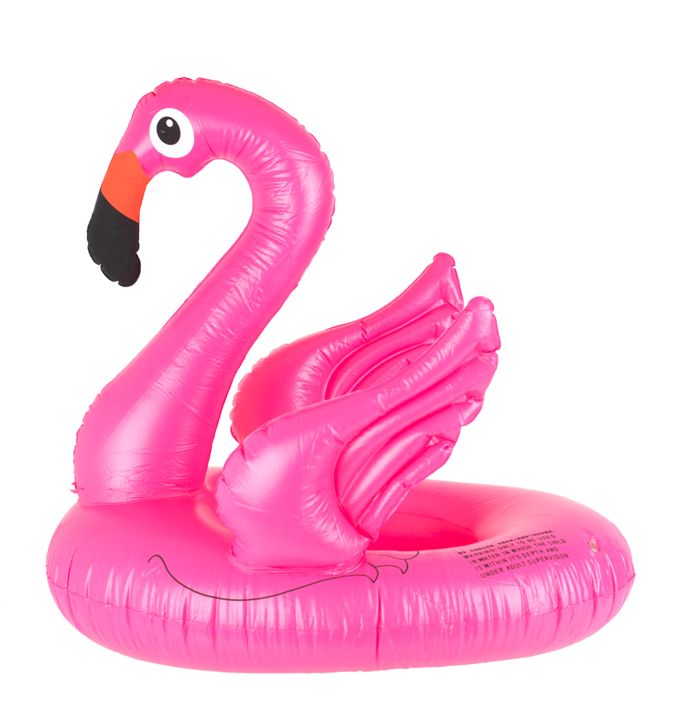Colac Gonflabil Flamingo Roz Ikonka 66x67 cm - imagine 3