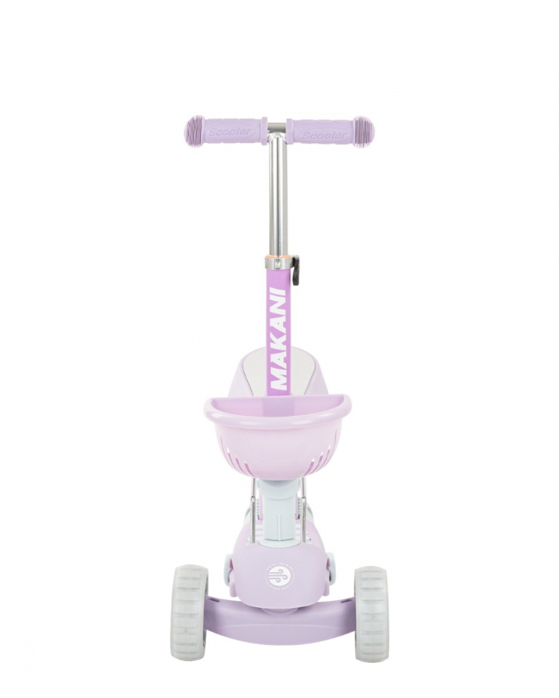 Trotineta 3in1 Makani BonBon Candy Lilac cu LED - imagine 4