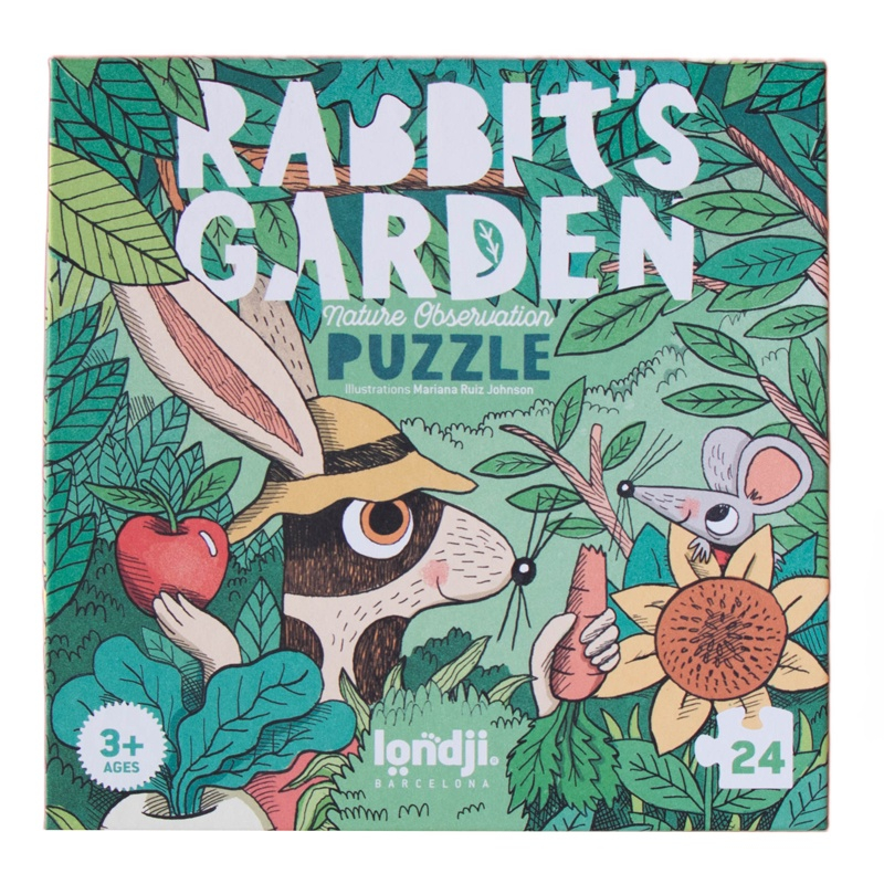 Puzzle Gradina Iepurasilor Londji, 24 piese