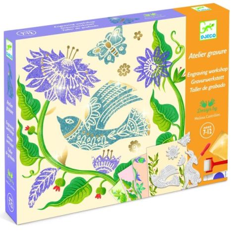 Atelier Gravură Flori Djeco - Creație Artistică