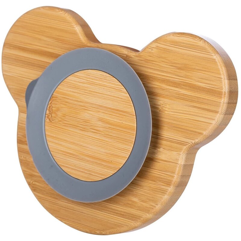 Farfurie Bambus FreeON Bear cu Ventuza - imagine 2