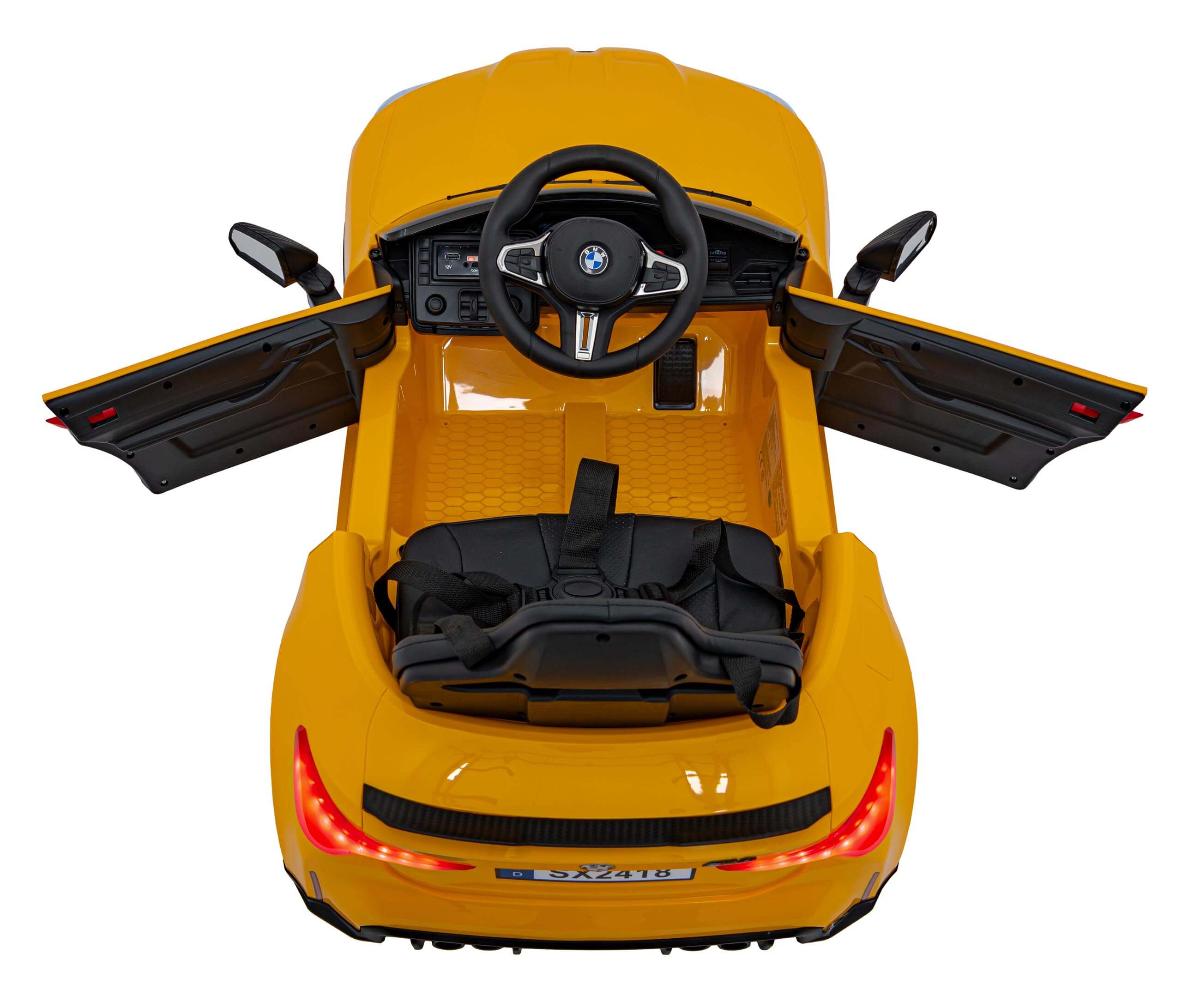 Masinuta BMW M4 Competition 12V Galben - imagine 7