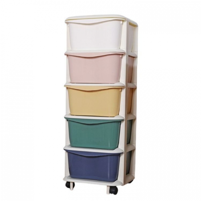 Raft 5 compartimente ModernHome PO16 multicolor - imagine 4