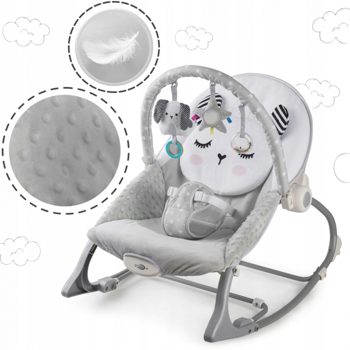 Balansoar Ricokids Panda cu Vibratii - imagine 4