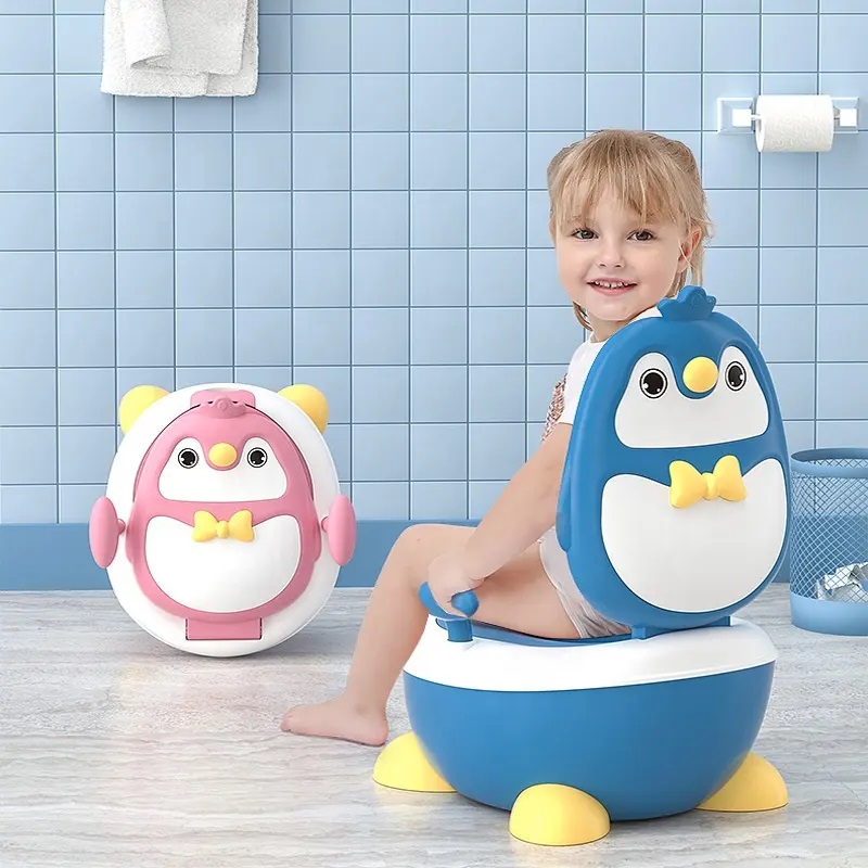 Olita Little Mom Pink Penguin cu design ergonomic - imagine 2