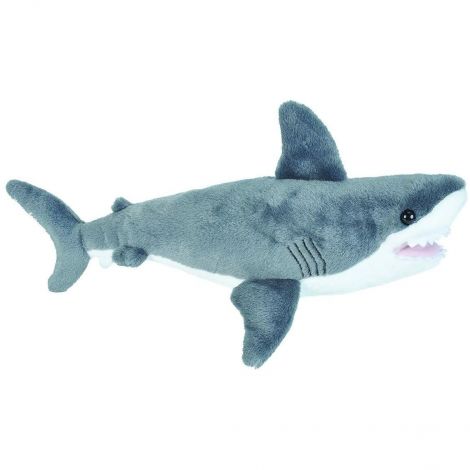 Rechin Alb Plus Wild Republic 20cm - Jucarie Educativa