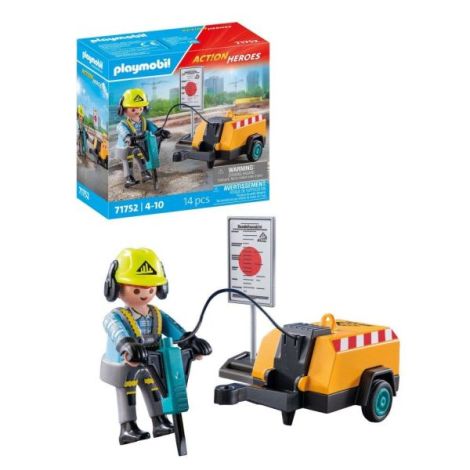 Playmobil Muncitor la Demolii | Jucărie Acțiune