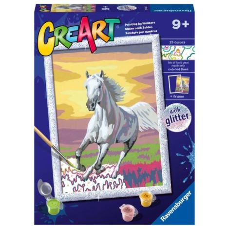 Pictura pe Numere Cal la Apus - Ravensburger - imagine 2
