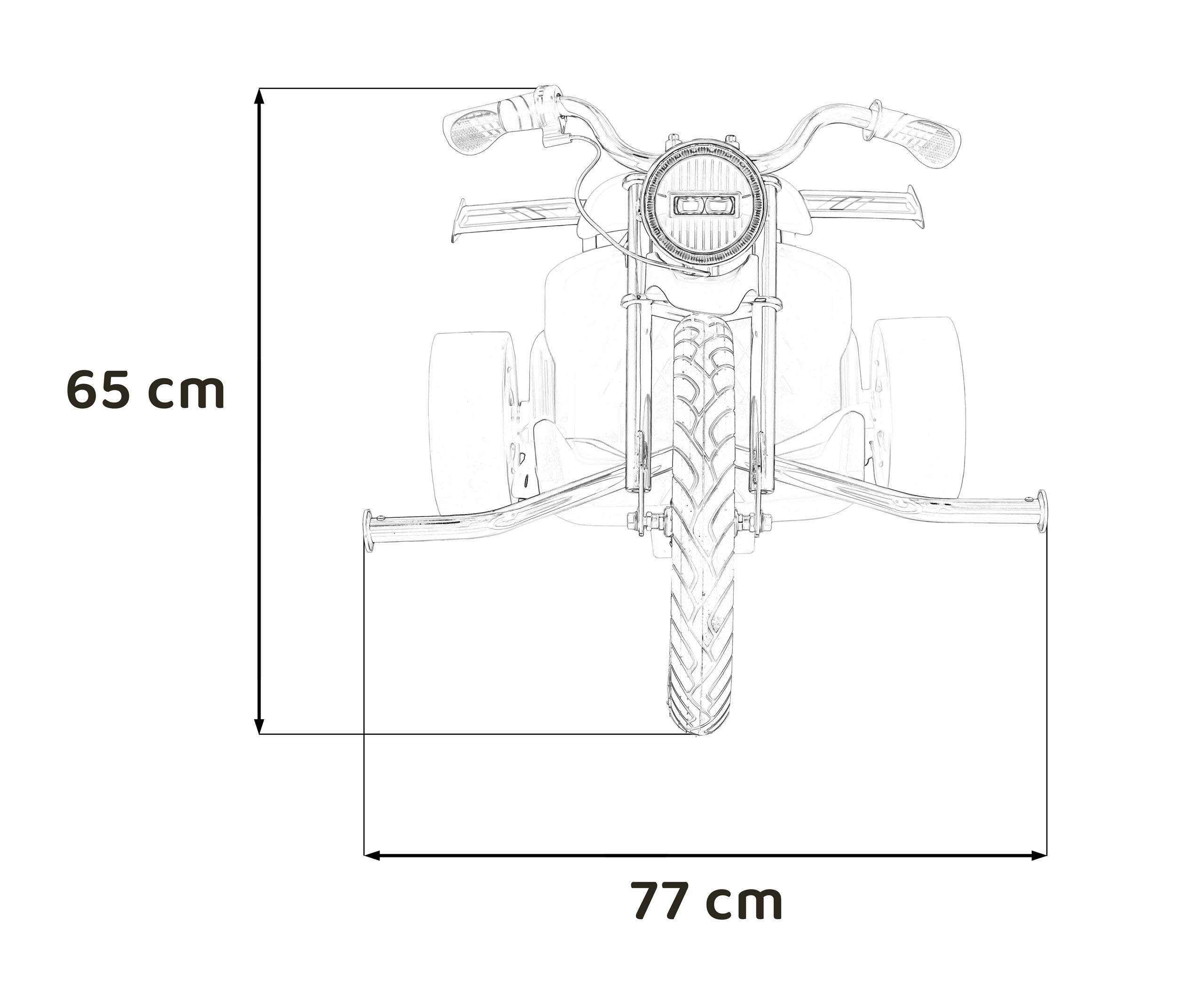 Drift trike electric pentru copii DRIFT BIKE '21 24V 500W faruri cu LED, viteza max 14 km/h (2338) Roz - Autokids.ro - imagine 3