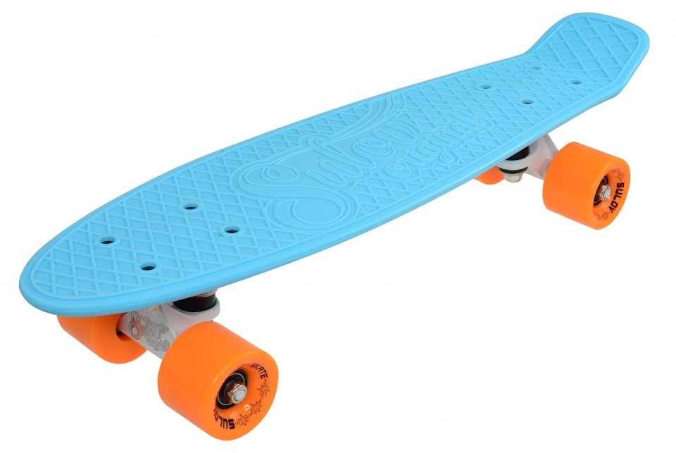 Penny Board Rulyt 22" Bleu-Portocaliu