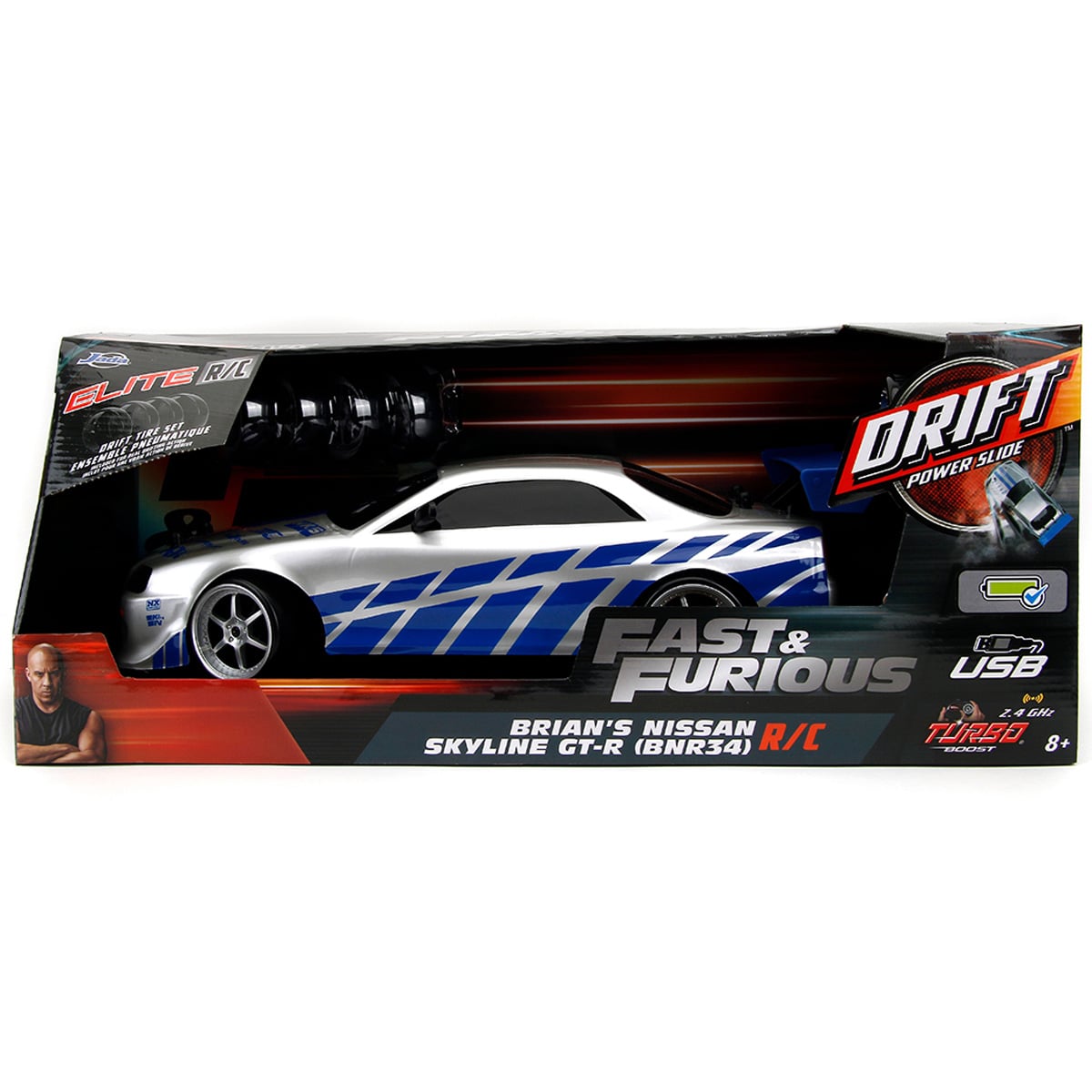 Jada Nissan Skyline 1:10 RC Drift Car