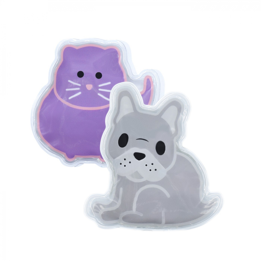 Melii Set 2 Pachete Gel Termic Bulldog Pisica