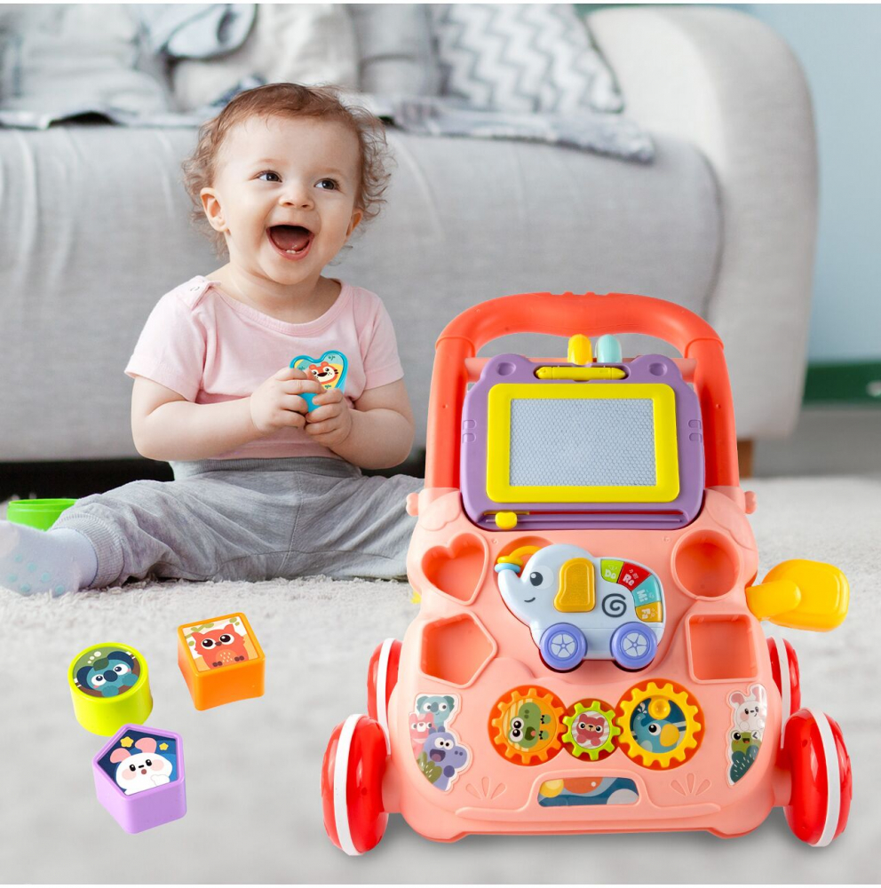 Antepremergator Malplay 2-in-1 Educational | Pink Elephant - imagine 8