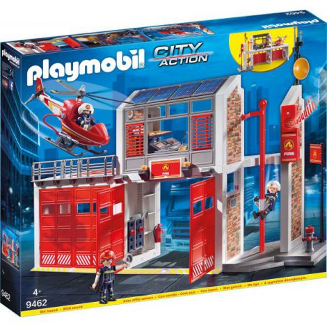 Stație de Pompieri Playmobil 9462 - Acțiune și Salvare