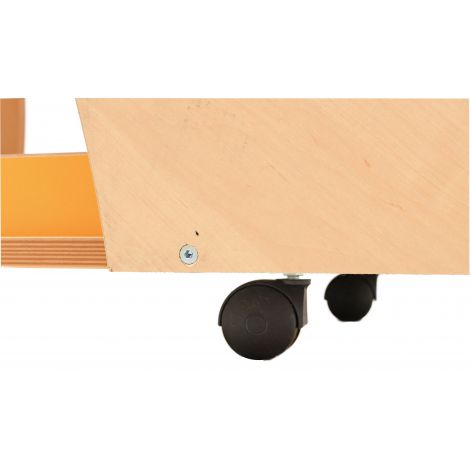 Dulap Creatie cu Roti Moje Bambino, Mesteacan - imagine 4
