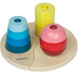 Piramida Trio Beleduc – Dezvoltare Senzorială și Tactilă