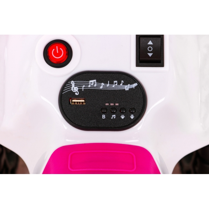 ATV Electric Roz pentru Copii Ramiz cu Audio - imagine 6
