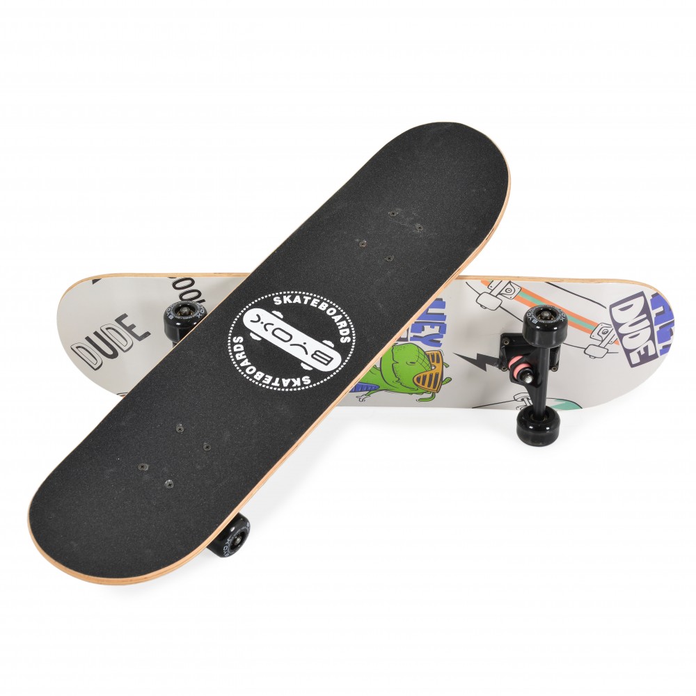 Skateboard Byox Dude 79cm, Antiderapant și ABEC-5 - imagine 3