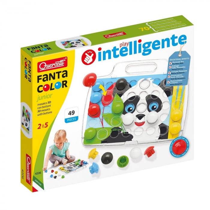 Quercetti FantaColor Junior 40 | Mozaic Educativ Creativ