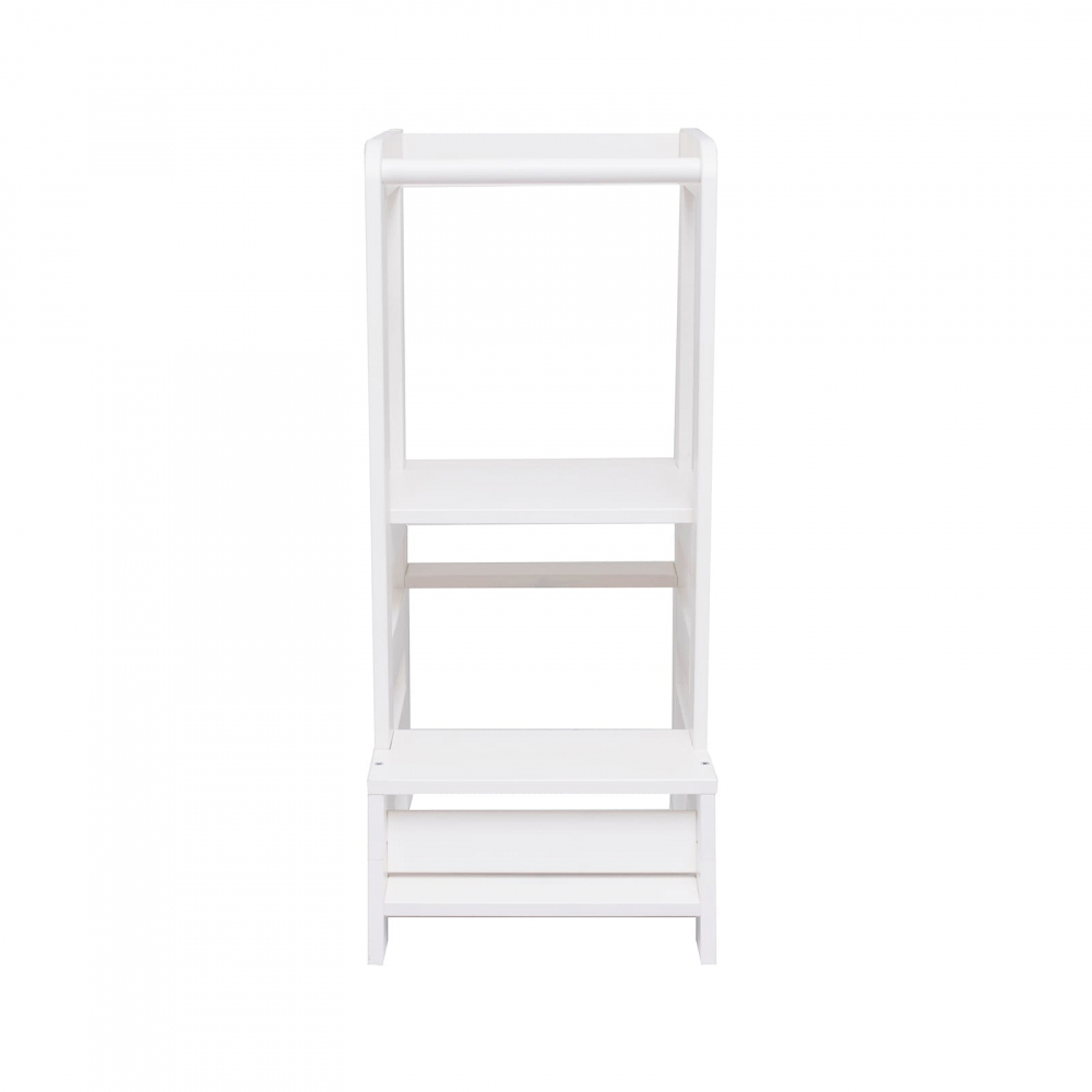 Înălțător Learning Tower MeowBaby Alb - imagine 2