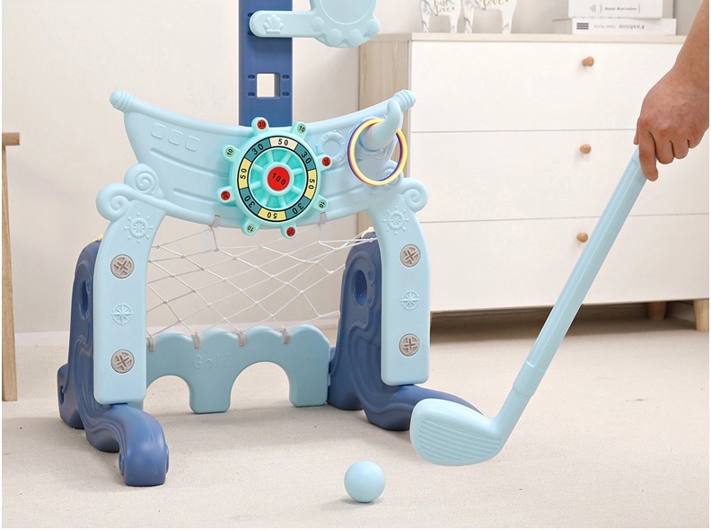 Set Joaca 4 in 1 Nichiduta Garden Dolphin Blue - imagine 2