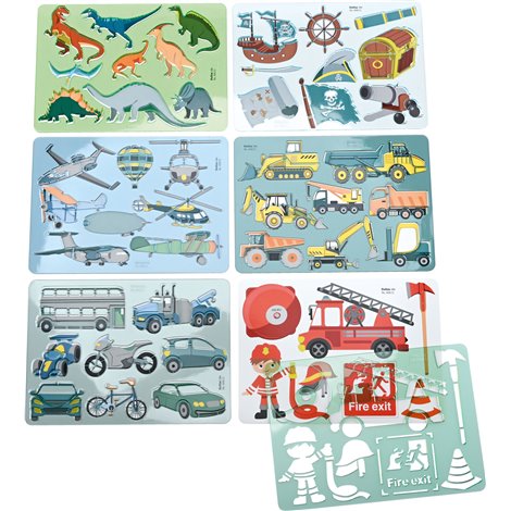 Set 6 Sabloane Creativ Moje Bambino | Copii