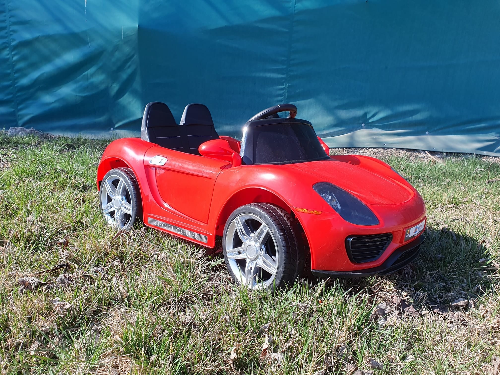 Masinuta Electrica ROADSTER 12V Rosu - imagine 10